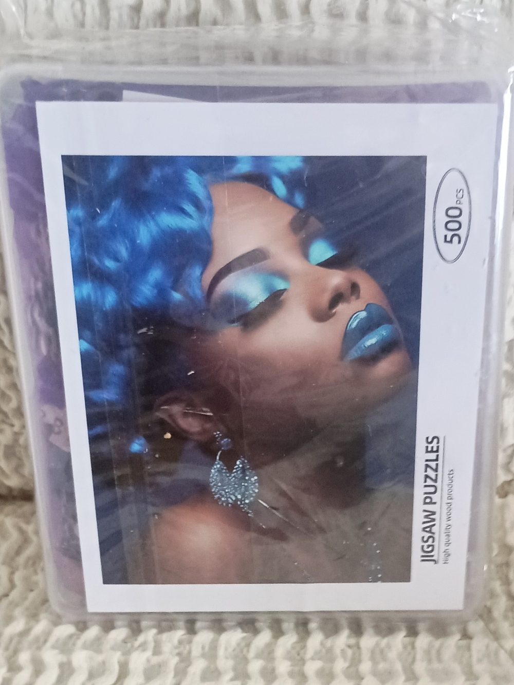 Blue Beauty 500-Piece Jigsaw Puzzle